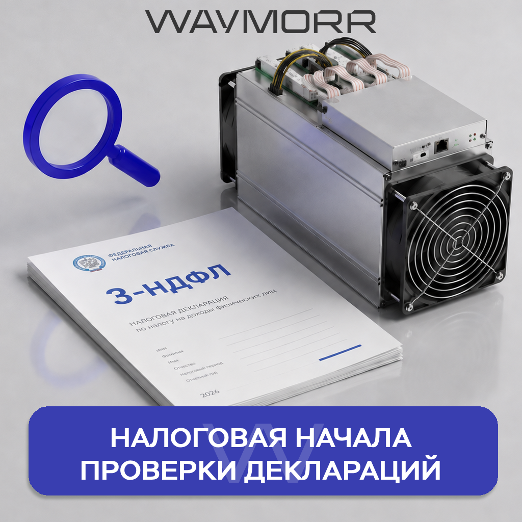 Налоговая начала проверки деклараций по майнингу