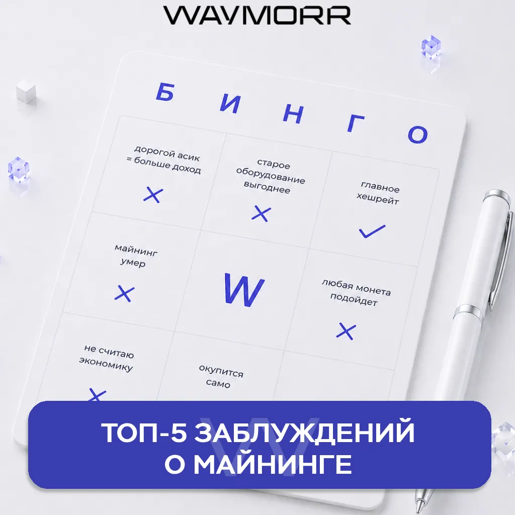ТОП-5 заблуждений о майнинге: проверь себя