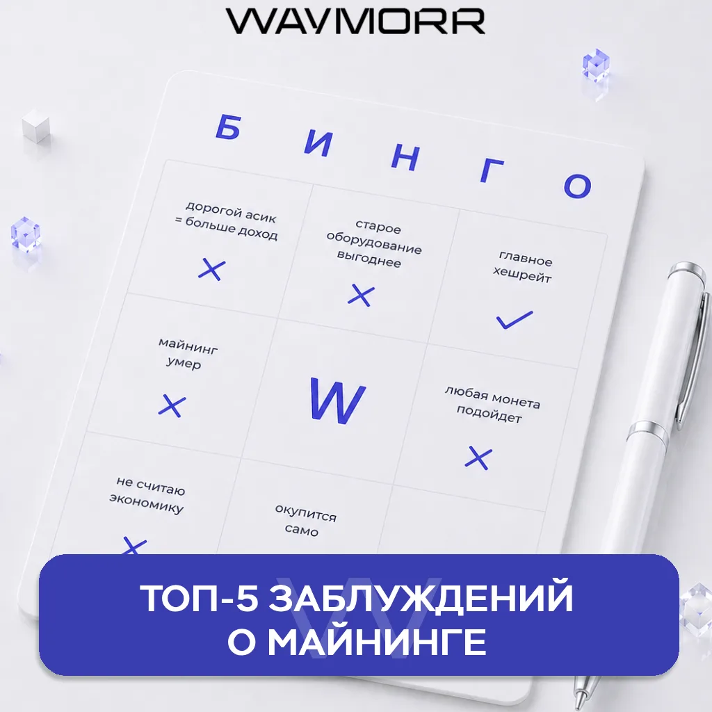 ТОП-5 заблуждений о майнинге: проверь себя