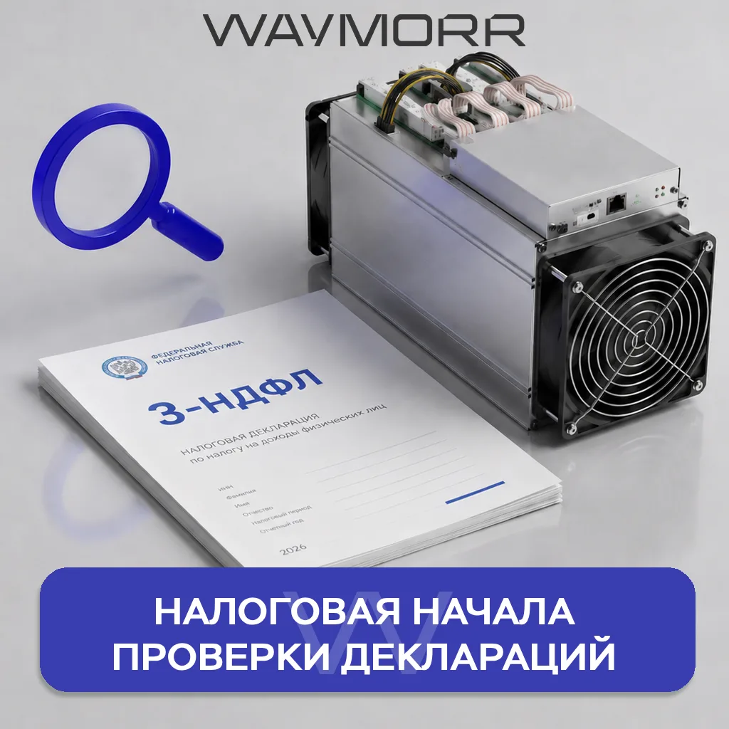 Налоговая начала проверки деклараций по майнингу