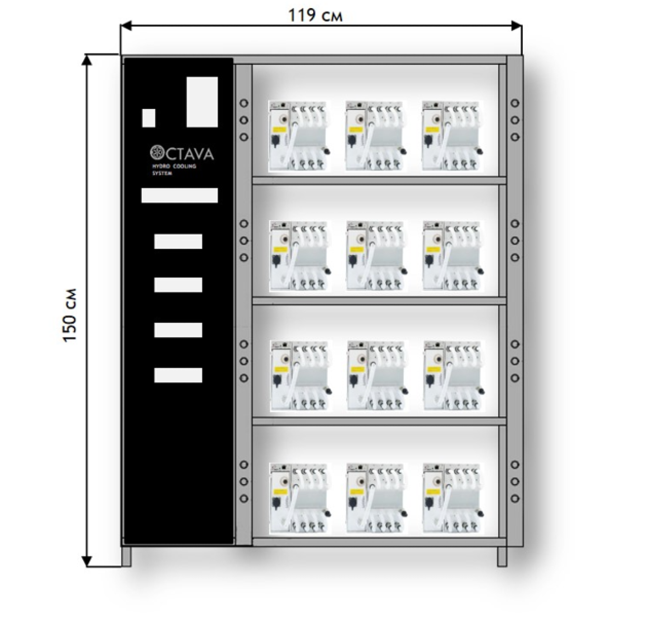 Система охлаждения V12 Antminer Hydro