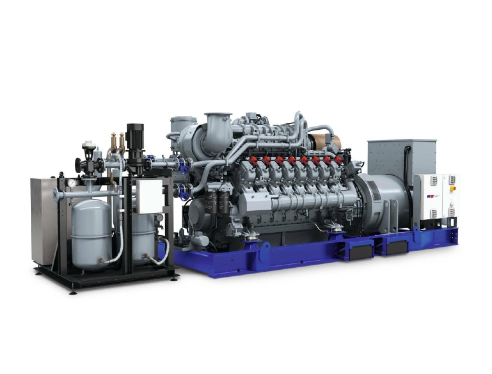 Газопоршневая электростанция MTU