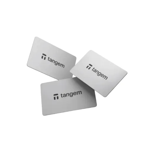 Аппаратный кошелёк Tangem 2.0 WHITE LIMITED EDITION (3 Карты)