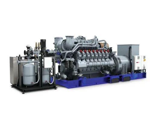 Газопоршневая электростанция MTU