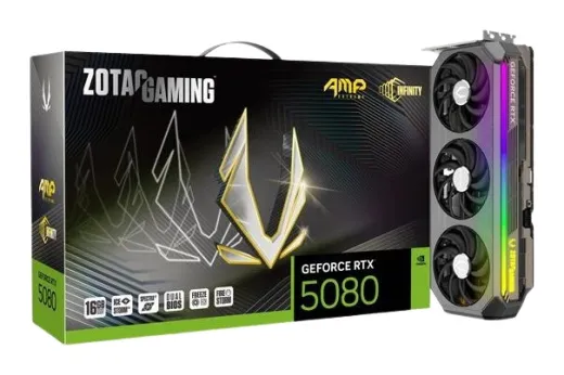 ZOTAC GeForce RTX 5080 AMP Extreme INFINITY 16GB