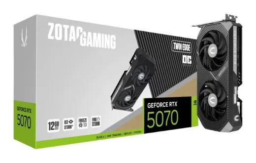 ZOTAC GeForce RTX 5070 Twin Edge OC 12GB